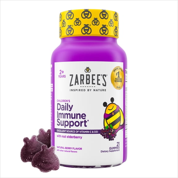 Zarbee's Children's Daily Immune Support* Gummies, 21 Count