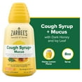 Zarbee's Cough Syrup + Mucus with Honey, Natural Honey Lemon Flavor, 8
