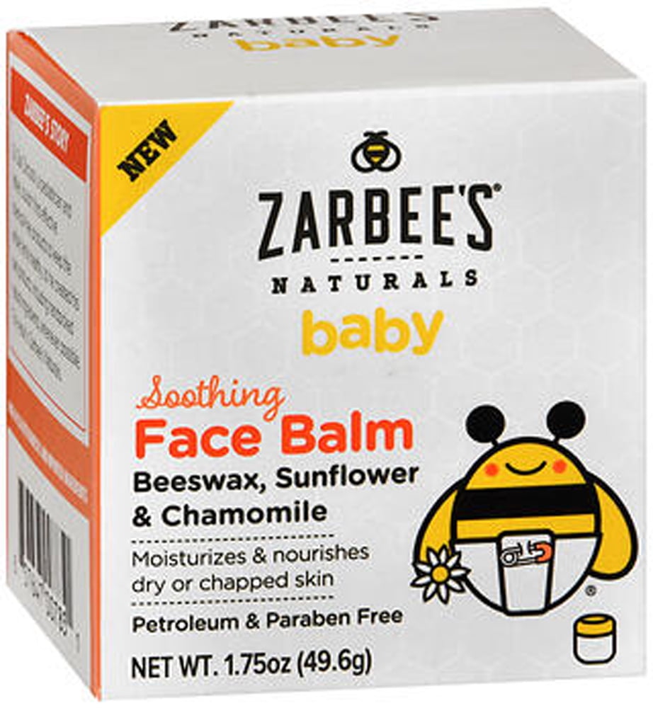 Zarbee's Naturals Baby Soothing Face Balm with Beeswax, Sunflower