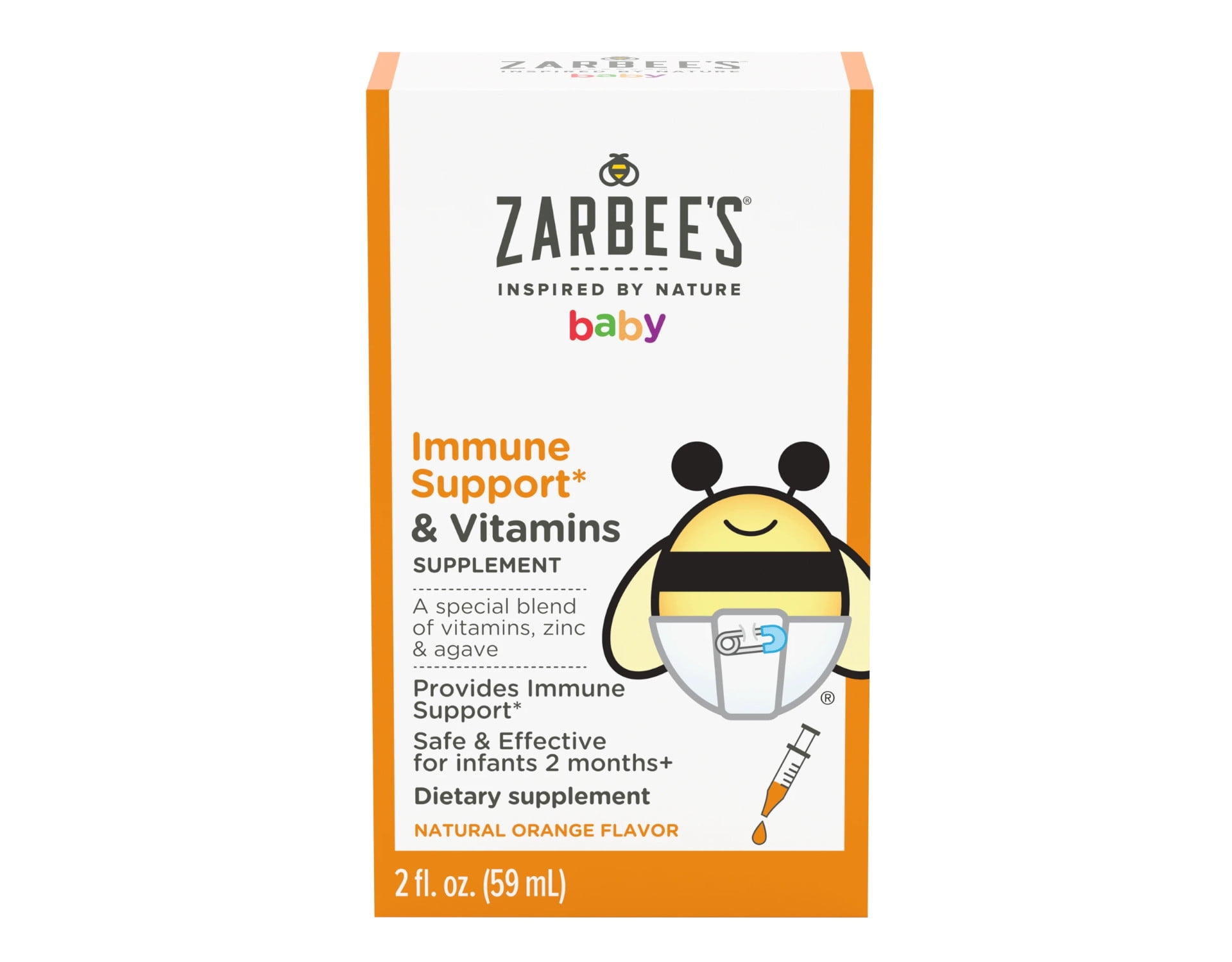 Zarbees Baby Immune Support and Vitamins 2 fl. oz