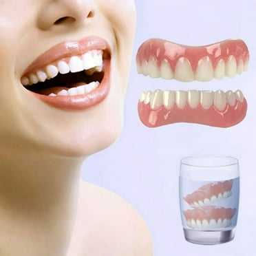 Zardwill Braces Snap On Instant Perfect Smile eneers Dentures Comfort Fit Flex Teeth eneers - Denture For Top and Bottom Teeth to Make White Tooth Beautiful Neat