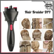 Zardwill Hair Braider Styling Tool Smart Quick Easy DIY Electric Braid Machine (Black)