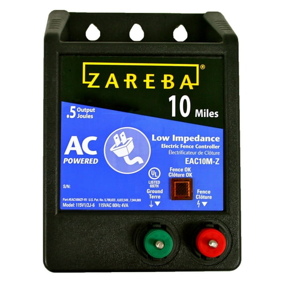 Zareba 10-Mile AC Low Impedance Electric Fence Charger