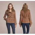 thumbnail image 1 of Zareen Wool Blend Short Coat with Belt-Camel-XL, 1 of 3