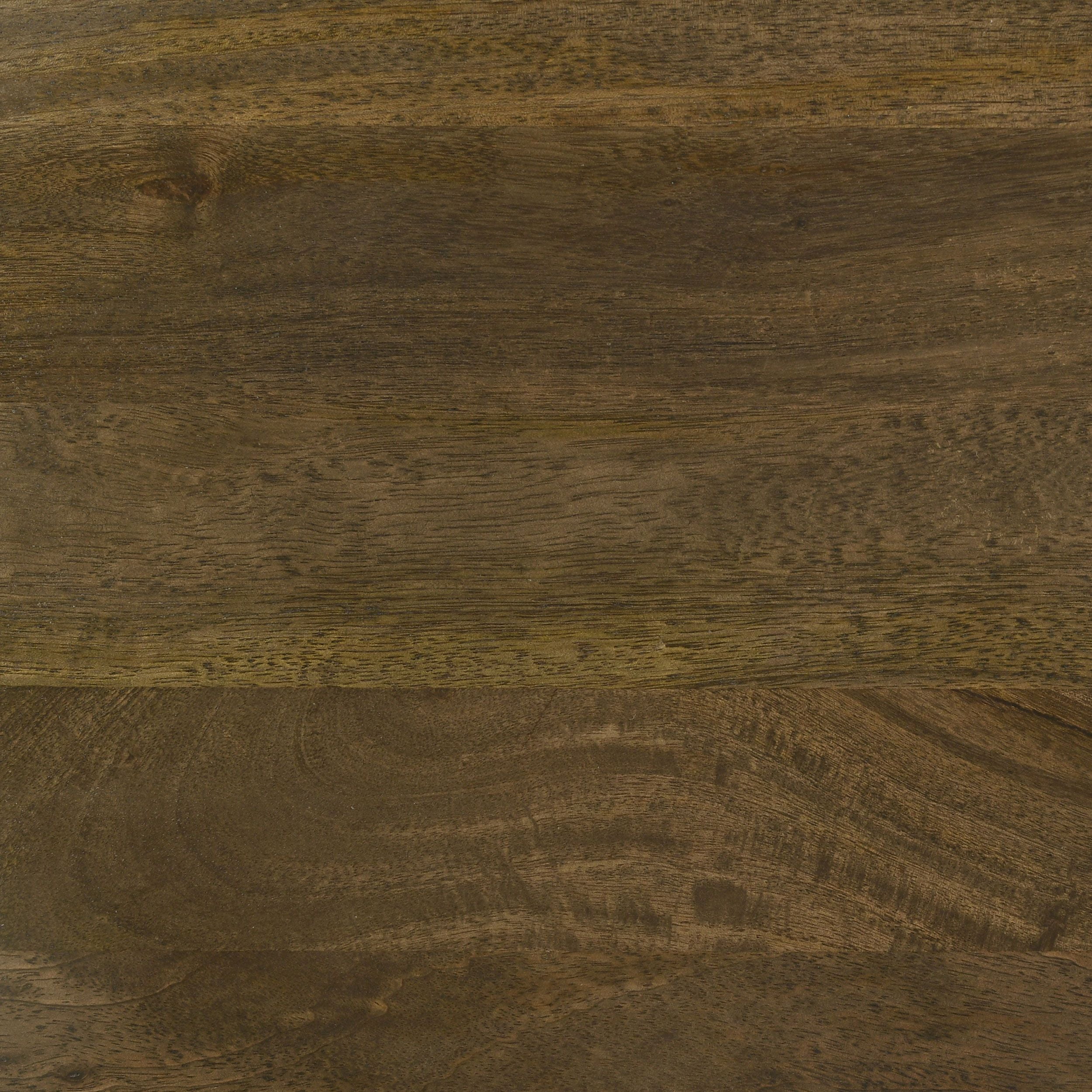 Zaria Brown Mango Wood Rustic Accent Cabinet