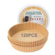 Zarlbol Air Fryer Disposable Paper Liners, 120-Pack, 6.5-Inch