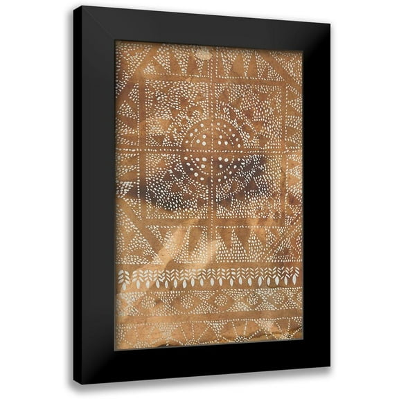 Zarris, Chariklia 10x14 Black Modern Framed Museum Art Print Titled - Clay Journey II