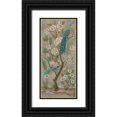 thumbnail image 1 of Zarris, Chariklia 10x18 Black Ornate Wood Framed with Double Matting Museum Art Print Titled - Gardenia Chinoiserie II, 1 of 4