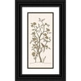 thumbnail image 1 of Zarris, Chariklia 10x18 Black Ornate Wood Framed with Double Matting Museum Art Print Titled - Sepia Chinoiserie I, 1 of 4