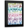 thumbnail image 1 of Zarris, Chariklia 11x14 Black Modern Framed Museum Art Print Titled - Watercolor Ikat II, 1 of 5
