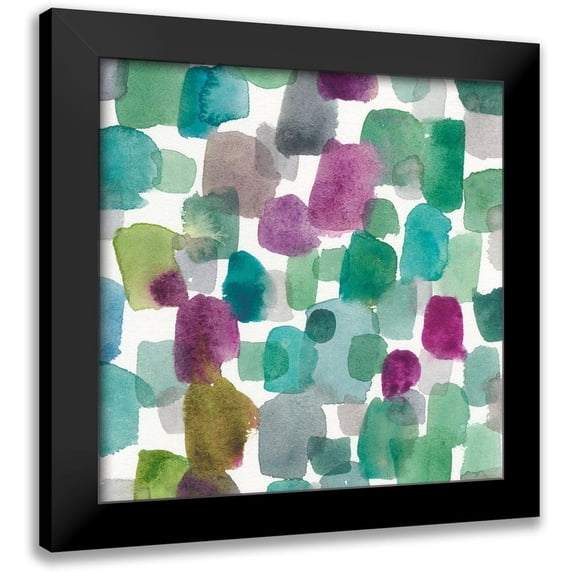 Zarris, Chariklia 12x12 Black Modern Framed Museum Art Print Titled - Pinot I