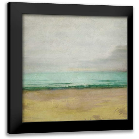 Zarris, Chariklia 12x12 Black Modern Framed Museum Art Print Titled - Waterline I