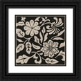 thumbnail image 1 of Zarris, Chariklia 12x12 Black Ornate Wood Framed with Double Matting Museum Art Print Titled - Ginter Charcoal I, 1 of 4