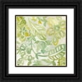 thumbnail image 1 of Zarris, Chariklia 12x12 Black Ornate Wood Framed with Double Matting Museum Art Print Titled - Woodbine IX, 1 of 4