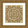thumbnail image 1 of Zarris, Chariklia 12x12 Gold Ornate Wood Framed with Double Matting Museum Art Print Titled - Neutral Masala IV, 1 of 4