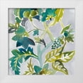 thumbnail image 1 of Zarris, Chariklia 12x12 White Modern Wood Framed Museum Art Print Titled - Batik Vines II, 1 of 4