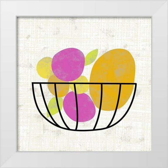 Zarris, Chariklia 12x12 White Modern Wood Framed Museum Art Print Titled - Fruitilicious III