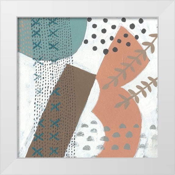 Zarris, Chariklia 12x12 White Modern Wood Framed Museum Art Print Titled - Opening Night IV