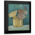 thumbnail image 1 of Zarris, Chariklia 12x14 Black Modern Framed Museum Art Print Titled - Flower Market I, 1 of 5