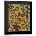 thumbnail image 1 of Zarris, Chariklia 12x14 Black Modern Framed Museum Art Print Titled - Kookaburra IV, 1 of 5