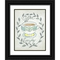 thumbnail image 1 of Zarris, Chariklia 12x14 Black Ornate Wood Framed with Double Matting Museum Art Print Titled - Breakfast Club II, 1 of 4