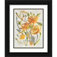 thumbnail image 1 of Zarris, Chariklia 12x14 Black Ornate Wood Framed with Double Matting Museum Art Print Titled - Butterscotch Bouquet II, 1 of 4