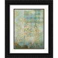 thumbnail image 1 of Zarris, Chariklia 12x14 Black Ornate Wood Framed with Double Matting Museum Art Print Titled - Gilded Tapestry I, 1 of 4