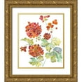thumbnail image 1 of Zarris, Chariklia 12x14 Gold Ornate Wood Framed with Double Matting Museum Art Print Titled - Cranesbills II, 1 of 4