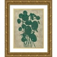 thumbnail image 1 of Zarris, Chariklia 12x14 Gold Ornate Wood Framed with Double Matting Museum Art Print Titled - Vintage Greenery IV, 1 of 4