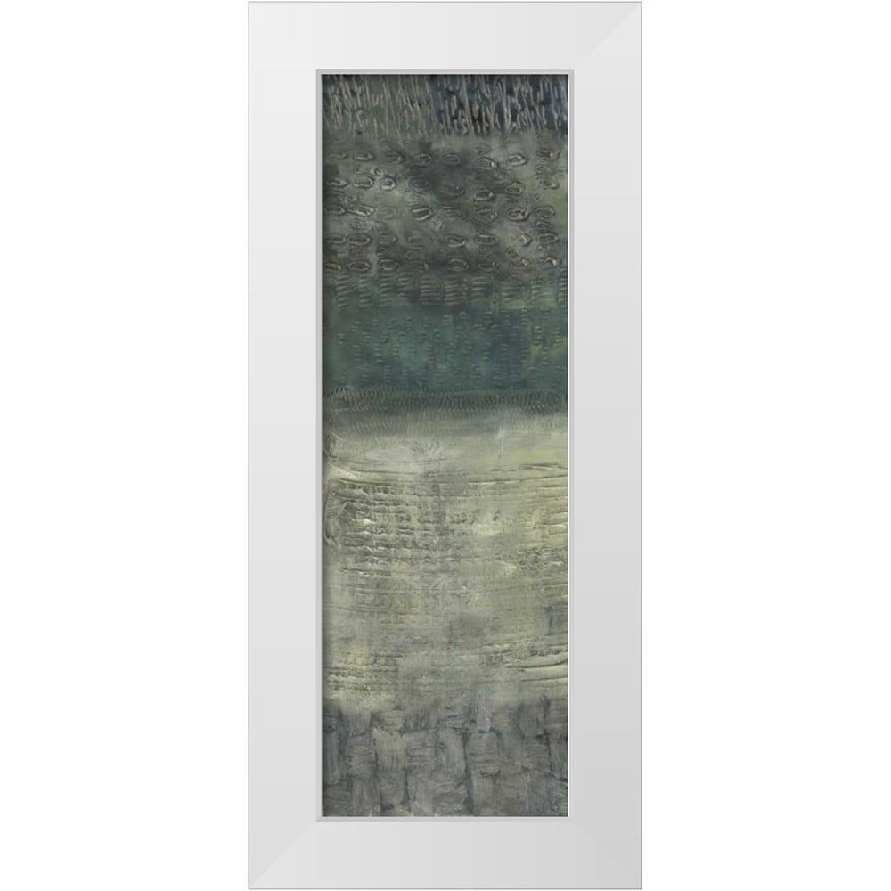 Zarris, Chariklia 13x32 White Modern Wood Framed Museum Art Print ...