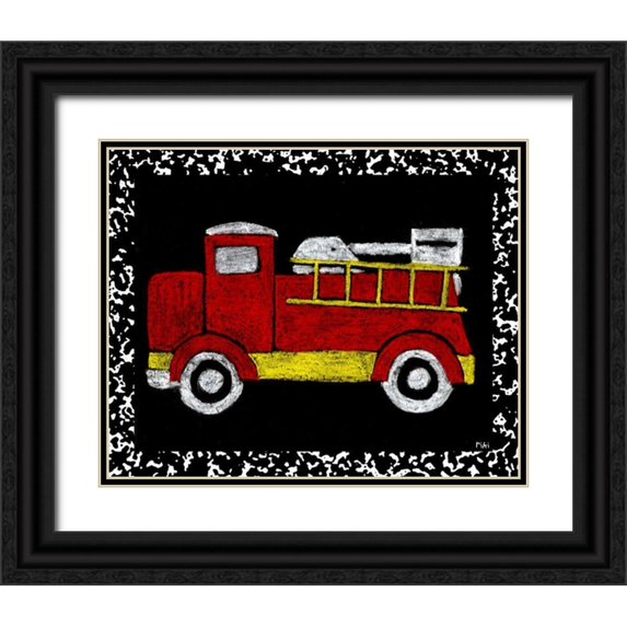 Zarris, Chariklia 14x12 Black Ornate Wood Framed with Double Matting Museum Art Print Titled - Recess IV