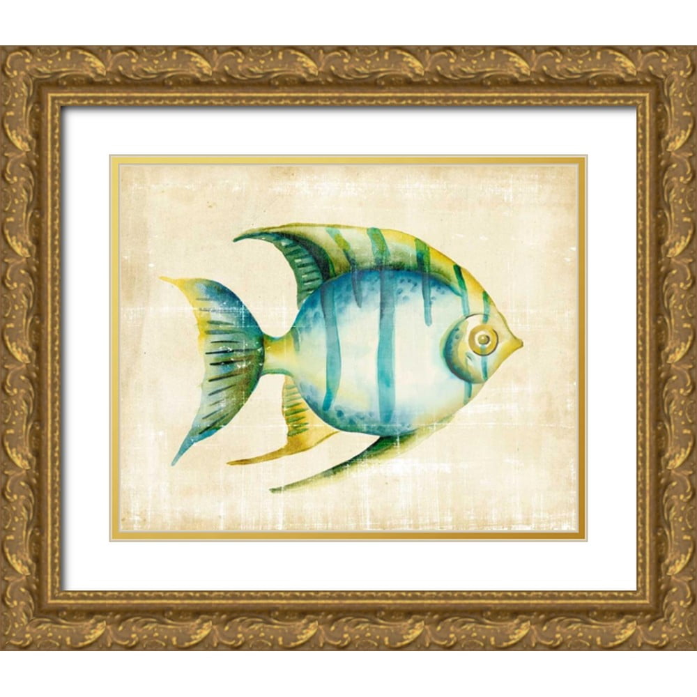 Zarris, Chariklia 14x12 Gold Ornate Wood Framed with Double Matting ...