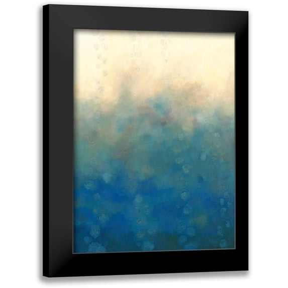 Zarris, Chariklia 14x18 Black Modern Framed Museum Art Print Titled - Sea and Sky I