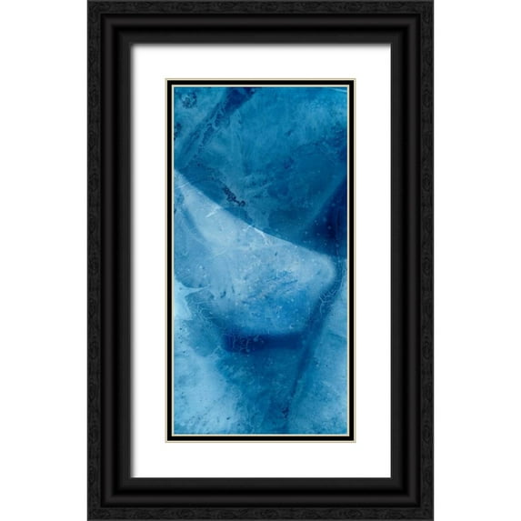 Zarris, Chariklia 14x24 Black Ornate Wood Framed with Double Matting Museum Art Print Titled - Undercurrent IV