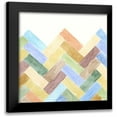 thumbnail image 1 of Zarris, Chariklia 15x15 Black Modern Framed Museum Art Print Titled - Geometric III, 1 of 5