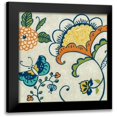 thumbnail image 1 of Zarris, Chariklia 15x15 Black Modern Framed Museum Art Print Titled - Joyous Garden II, 1 of 5