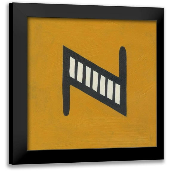 Zarris, Chariklia 15x15 Black Modern Framed Museum Art Print Titled - Luciens N 6-Up