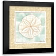 thumbnail image 1 of Zarris, Chariklia 15x15 Black Modern Framed Museum Art Print Titled - Ocean Sanddollar, 1 of 5