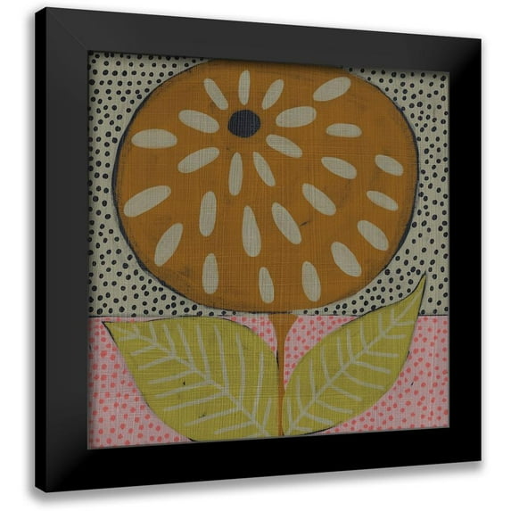Zarris, Chariklia 15x15 Black Modern Framed Museum Art Print Titled - Pawpaw VII