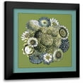 thumbnail image 1 of Zarris, Chariklia 15x15 Black Modern Framed Museum Art Print Titled - Small Celadon Bouquet IV, 1 of 5