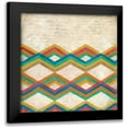 thumbnail image 1 of Zarris, Chariklia 15x15 Black Modern Framed Museum Art Print Titled - Twist and Shout IV, 1 of 5