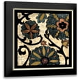 thumbnail image 1 of Zarris, Chariklia 15x15 Black Modern Framed Museum Art Print Titled - Vintage Suzani II, 1 of 5