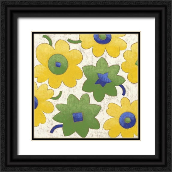 Zarris, Chariklia 15x15 Black Ornate Wood Framed with Double Matting Museum Art Print Titled - Bellissimo III