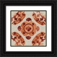 thumbnail image 1 of Zarris, Chariklia 15x15 Black Ornate Wood Framed with Double Matting Museum Art Print Titled - Elemental Tiles VI, 1 of 4
