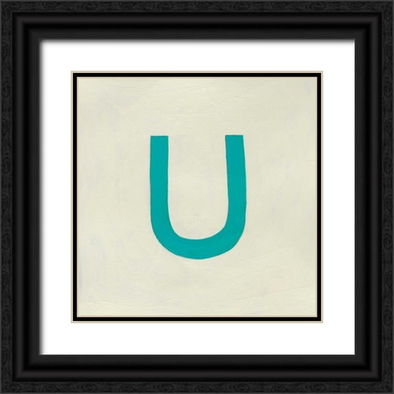 Zarris, Chariklia 15x15 Black Ornate Wood Framed with Double Matting Museum Art Print Titled - Luciens U 6-Up
