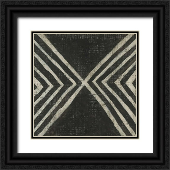 Zarris, Chariklia 15x15 Black Ornate Wood Framed with Double Matting Museum Art Print Titled - Stone I