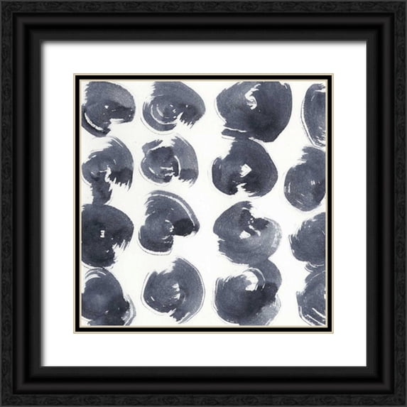Zarris, Chariklia 15x15 Black Ornate Wood Framed with Double Matting Museum Art Print Titled - Stylus VI