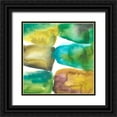 thumbnail image 1 of Zarris, Chariklia 15x15 Black Ornate Wood Framed with Double Matting Museum Art Print Titled - Tectonic IV, 1 of 4