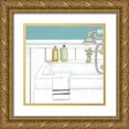 thumbnail image 1 of Zarris, Chariklia 15x15 Gold Ornate Wood Framed with Double Matting Museum Art Print Titled - Classic Bath VI, 1 of 4