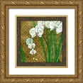 thumbnail image 1 of Zarris, Chariklia 15x15 Gold Ornate Wood Framed with Double Matting Museum Art Print Titled - Exotic Garden I, 1 of 4